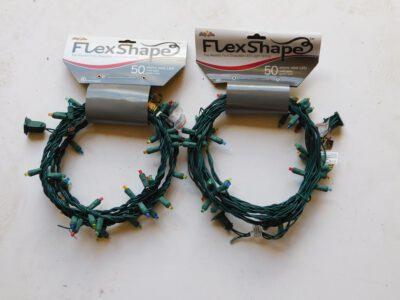 Flex Shape 17' Bendable Multi Color String Lights (3 pack)