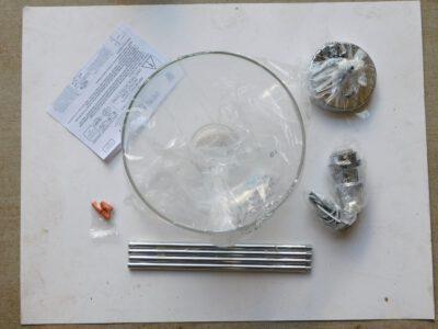 Home Impressions 100W Chrome 1 Light Pendant