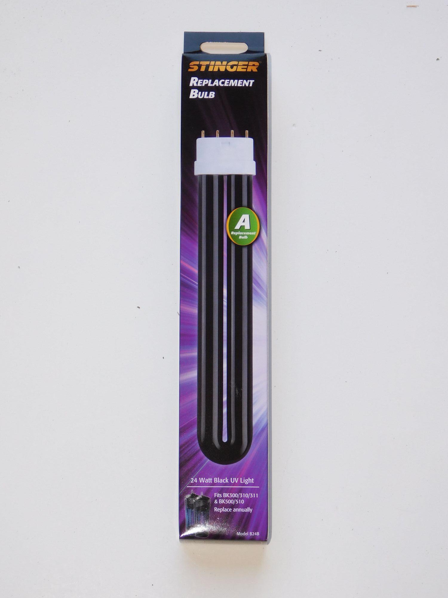 Stinger 24W Black UV Light Bulb (2 pack)