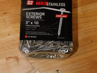 Grip Rite Primegaurd Max Stainless 3"x10 Exterior Screws 2L (3 pack)