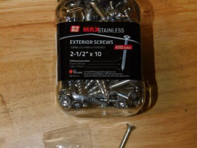 Grip Rite Primegaurd Max Stainless 2-1/2"x10 Exterior Screws (6 pack)