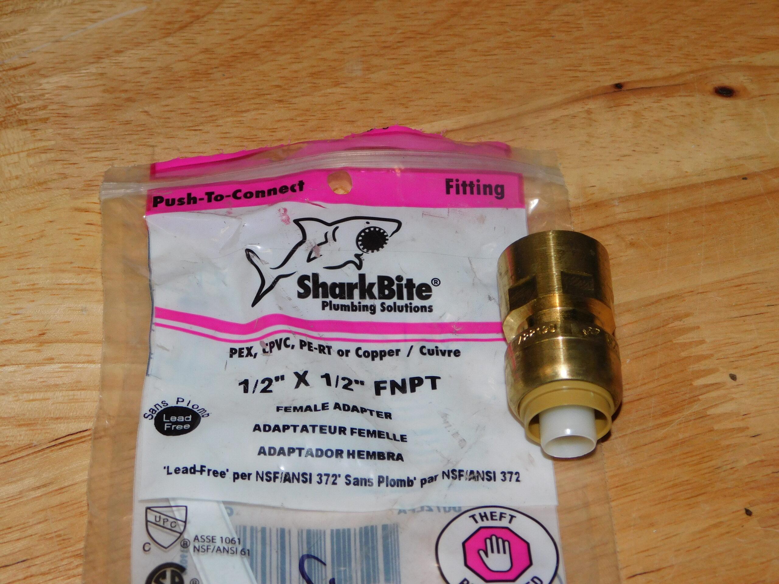 Shark Bite 1/2"x1/2" FNPT Female Adapter