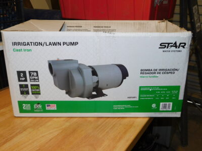 Star Water Systems Irrigation/Lawn Pump Cast iron